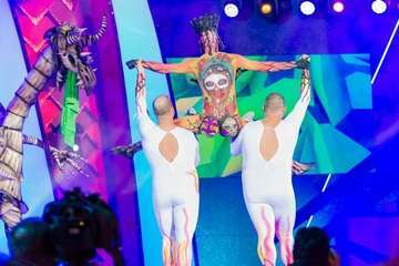 Concurso de maquillaje corporal del Carnaval de Las Palmas de GC (Foto Antonio Rico)
